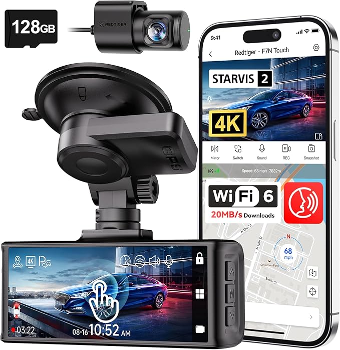 REDTIGER F7N Touch - Best Dash Cam 2026